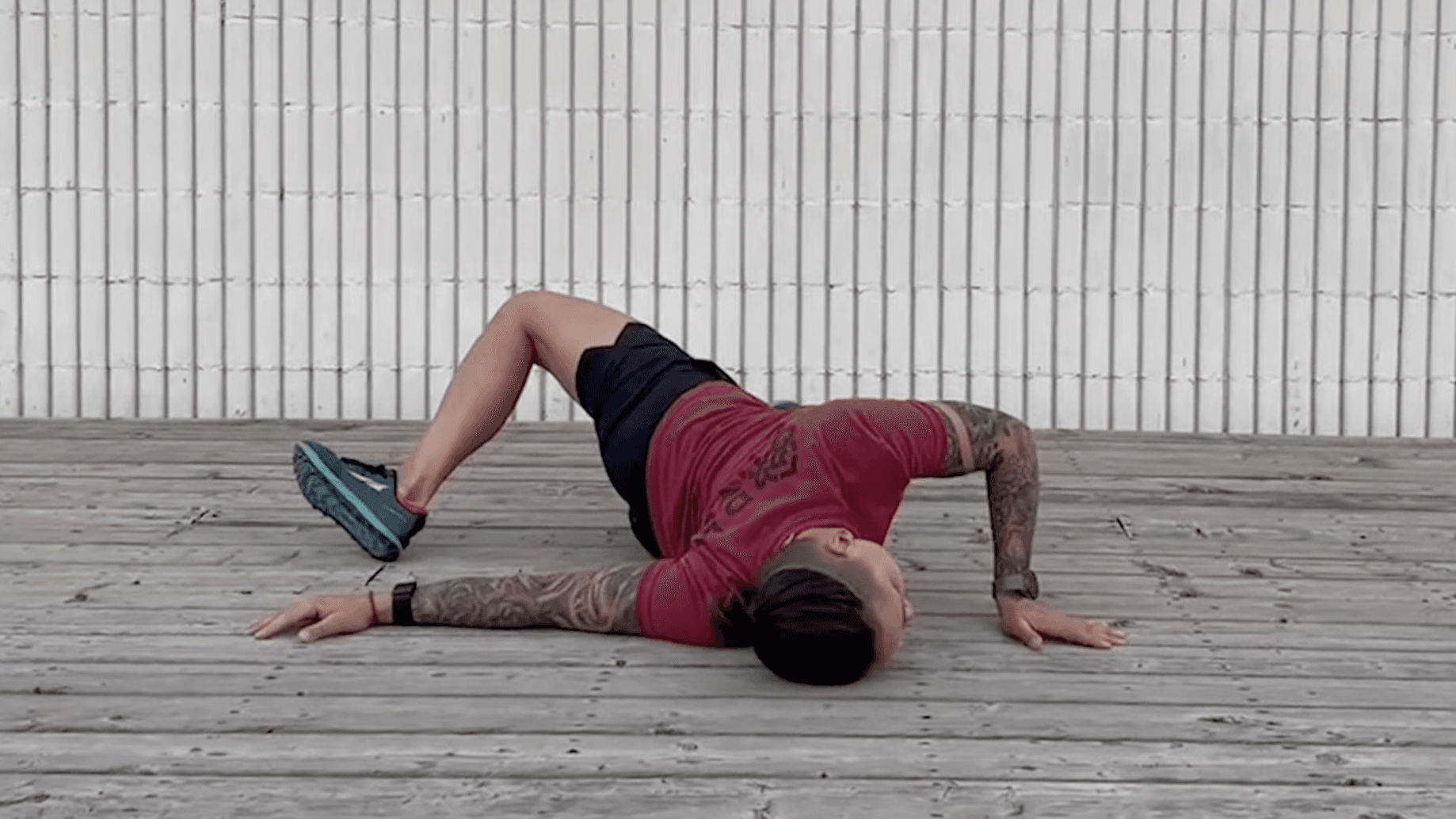 Flexibility/Cool-Down: Floor Scorpion