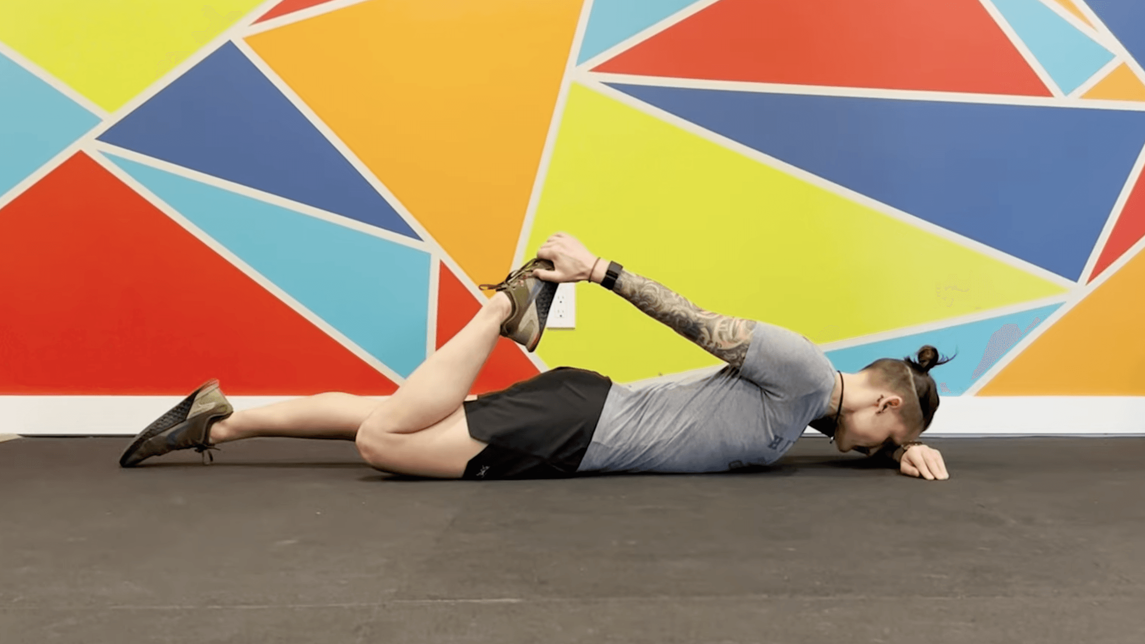 Flexibility/Cool-Down: Prone Quad Stretch