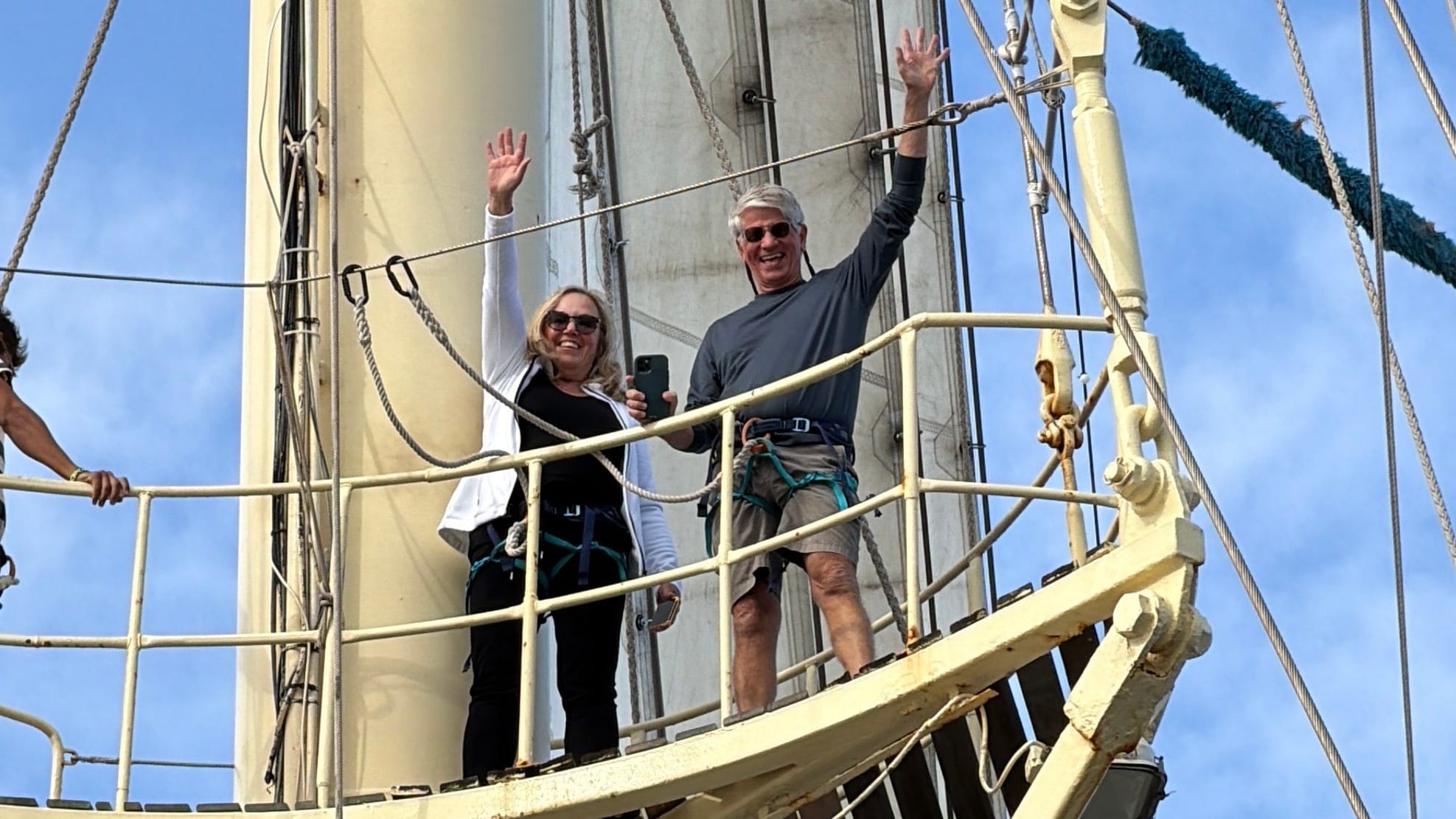 Riding the Wind on a Tall-Mast Ship