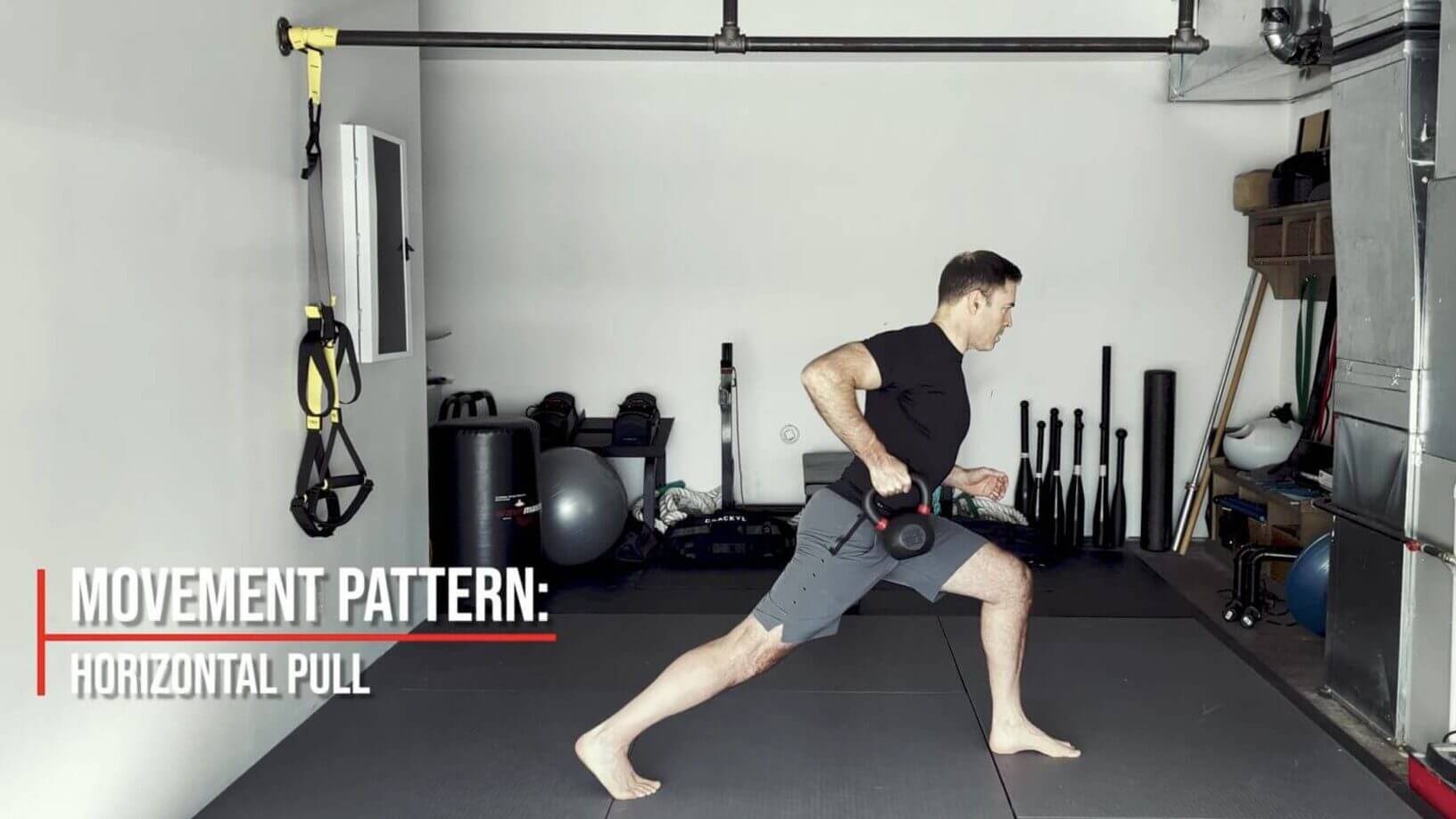 Training Exercise: Kettlebell Split Stance Row
