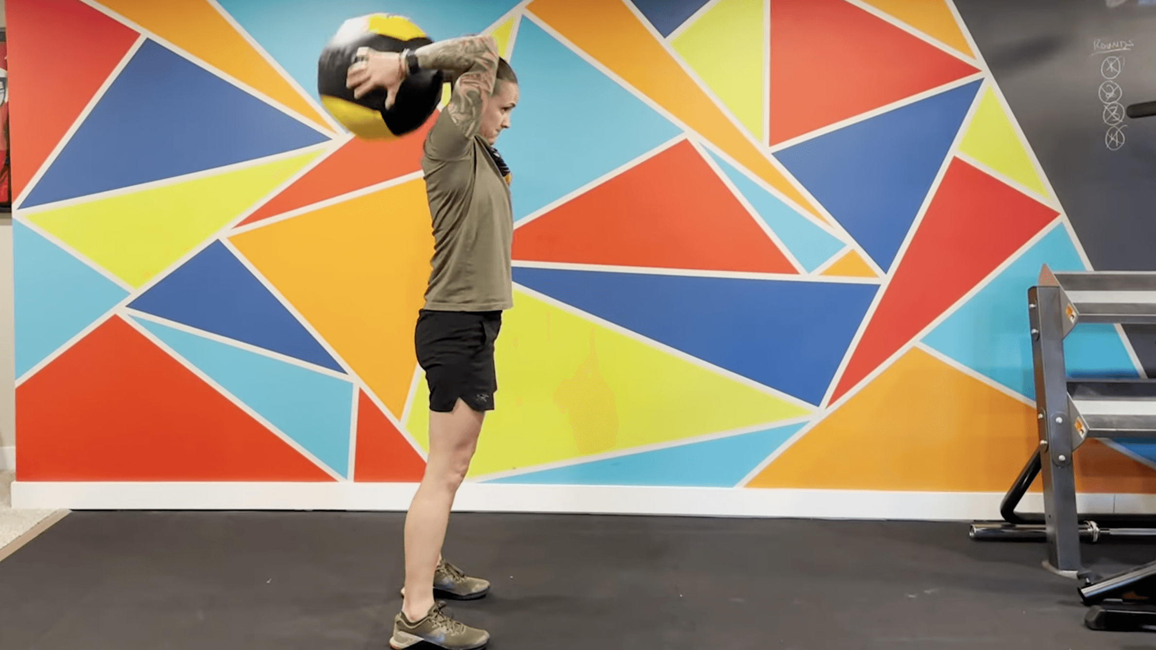 Training Exercise: Med Ball Pull-Over Slam