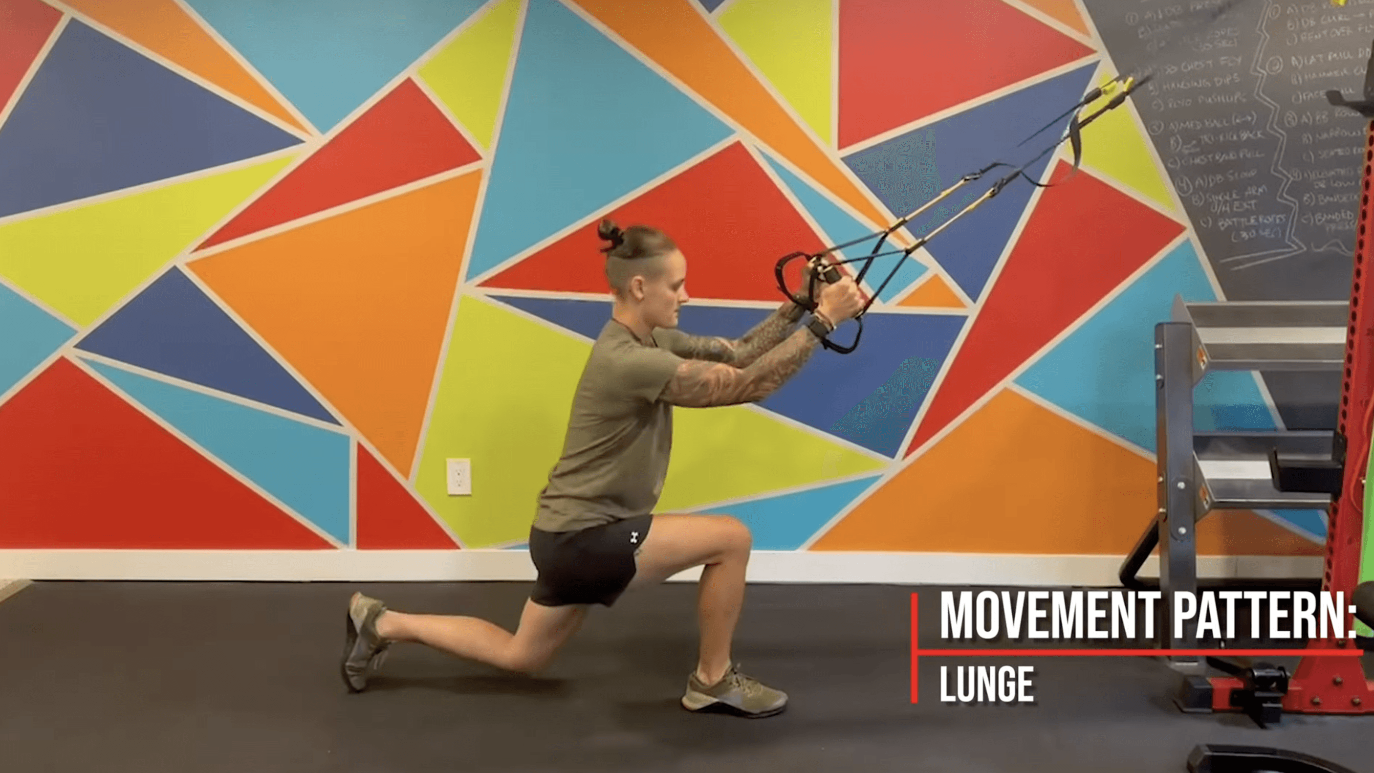 Training Exercise: TRX Back Step Lunge